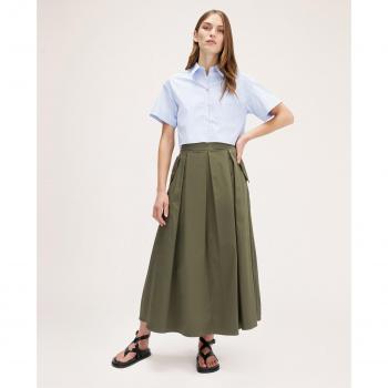Falda Midi Pliegue Fuelle Motivi
