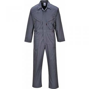 Portwest Liverpool Zip Coverall Graphite Medium