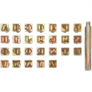 Mogoko Leathercraft Alphabet Imprint Tools