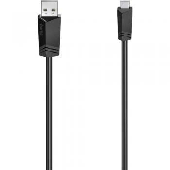 Hama USB 2.0 Mini B to USB A Cable 0.75m