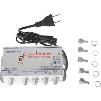 Séparateur de signal 4 voies, amplificateur antenne TV 220 V 45‑860 MHz