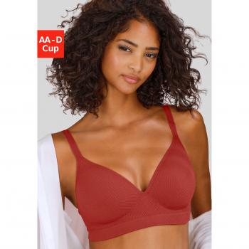LASCANA Damen BH ohne Bügel, Push-up-Design