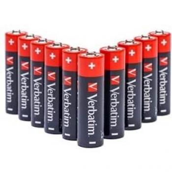 Verbatim AA Battery Alkaline 10 Pack Hangcard (LR6)
