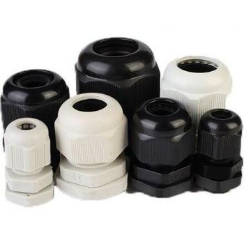 Black IP68 Waterproof Cable Gland Connector Nylon Plastic PG7/PG9/PG11/PG13/PG16/PG19/PG21/PG25/PG29 Fits 3mm to 25mm Wire