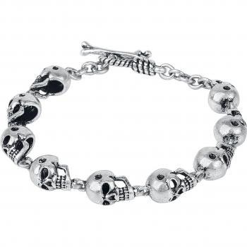 Rock Rebel Men's Silver Skull Accessory