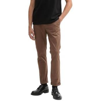 TOM TAILOR Denim Chinohose (mit Gürtel) leicht vorgewaschen