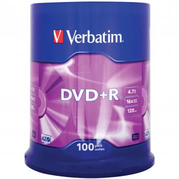 Verbatim 43551 DVD+R 4.7Go 16x Argent Mat