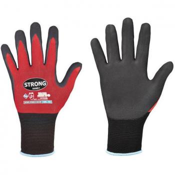 Schutzhandschuhe PRECISOR Größe 8 rot/schwarz EN 420, EN 388 PSA-Kategorie II