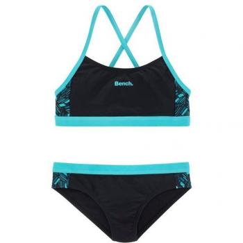 Bench. Bustier-Bikini mit grafischen Einsätzen