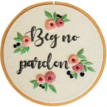 Kit de broderie point de croix fleurs