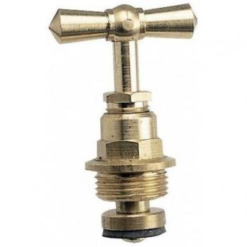 Somatherm testa gambo M15/21 in ottone spazzolato