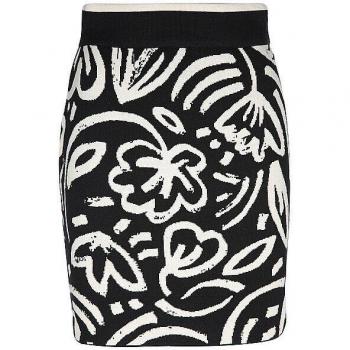 Falda Karia em Preto Skfk Rock