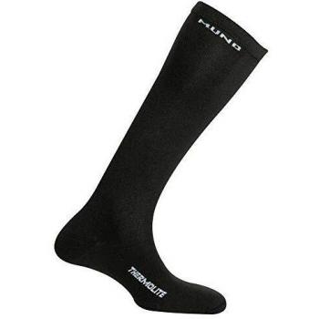 Mund Calcetín de esquí sin costuras con fibra Thermolite® (Negro)