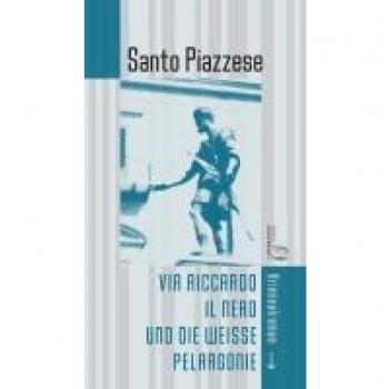 Via Riccardo il Nero und die weiße Pelargonie