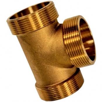 Raccord T mâle en laiton 50X60