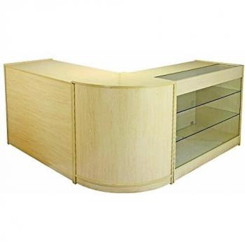 Maple Melamine Retail Display Counter Set