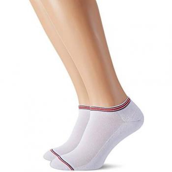Tommy Hilfiger Herren TH MEN ICONIC SPORTS SNEAKER 2P Füßlinge & Sneakersocken, Weiß (white 300), 43/46 (2er Pack)