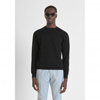 Regular Fit Pullover von Antony Morato mit Logo-Metallbadge – Modell Y-A100071