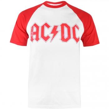 AC/DC Logo T-Shirt für Herren, Weiß