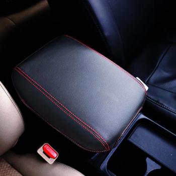 Housse de console centrale pour CRV en cuir avec motifs