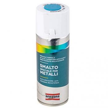 Bombe de peinture Arexons Smalto Spécial Métal RAL 5012 Bleu Brillant 400 ml