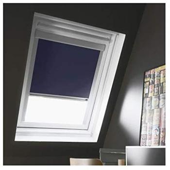 Store de toit enrouleur bleu foncé compatible Velux®