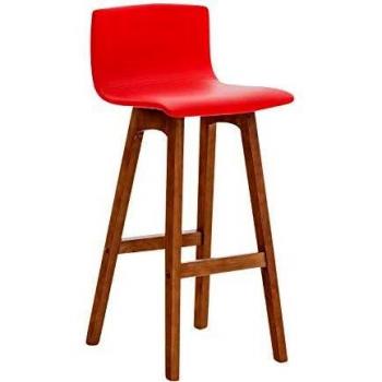 Thekenhocker TAUNUS – Rot, ergonomische Rücken