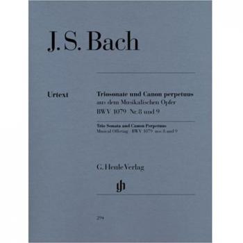 Partitions classique HENLE VERLAG BACH J.S.