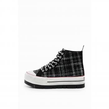 Sneakers alte tartan Desigual