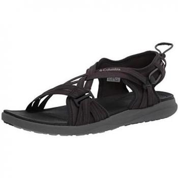 Columbia, Sandales Bout Ouvert Femme, Noir, 40 EU