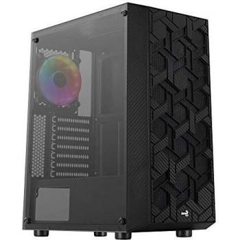 Case ATX Aerocool Hivebk con 4 Ventole RGB e Griglia + Vetro Temperato