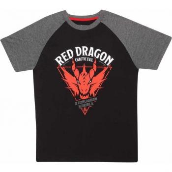 Dungeons & Dragons Unisex T-Shirt XXL mit rotem Drachen