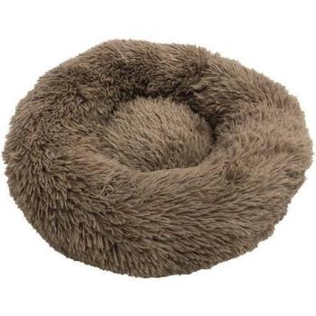 Nobby Donut-Bett ESLA – 70 × 26 cm, Braun, Hundebett & Katzenbett