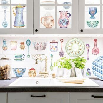 Tofok Hand-painted Kitchen Bowl Stickers