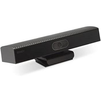 Lindy USB Type A 4K30 Conference Soundbar & Camera System with 8MP Webcam and Omni-directional Microphone