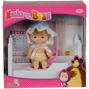 Bambino Sedia Masha 12cm con Lettino 3 anni+