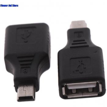 Adaptateur Mini USB Mâle vers USB Femelle pour Transfert de Données