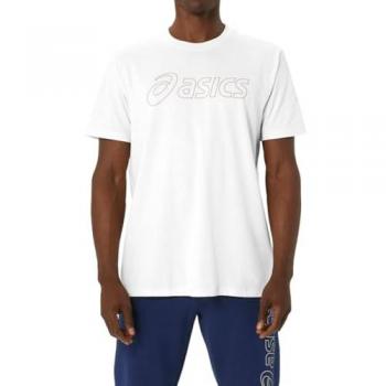 ASICS Logo T-Shirt Herren Weiß Größe L