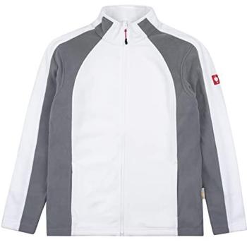Microfleece‑Jacke STRAUSS DryPlexx Weiß Grau L – ThermoGuard