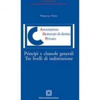Princípi e clausole generali. Tre livelli di indistinzione Pasquale Femia