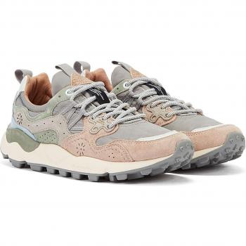 Flower Mountain Yamano 3 Uni Suede Nylon Pink Women's Footwear