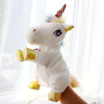 Peluche marionnette licorne dessin animé Mlsilm