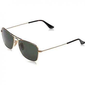 Ray-Ban Caravan RB3136 181 Gold/Dark Green
