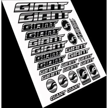 GIANT Bicycle Frame Decal Kit Fluorescent Adhesive PVC Stickers