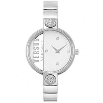 Versus Versace Women's Strass Watch, Rue Denoyez, Gray, One Size