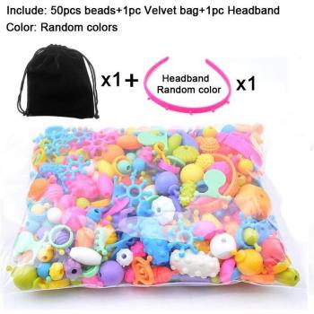Snap-Together Beads Jewelry Craft for Kids