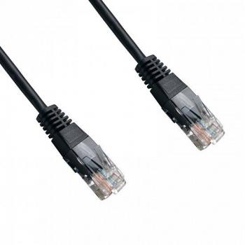 Datacom Cavo di Rete UTP Cat5e 1 m Nero