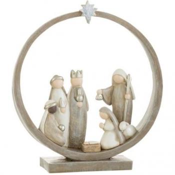 21cm Beige Christmas Crib Decor