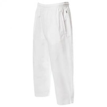 Herren‑Freizeithose Trigema 3/4 – weiß, 100 % Baumwolle, S (US)
