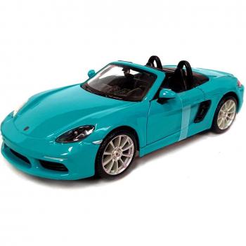 Bburago 1:24 Modellauto Porsche 718 Boxster Blau